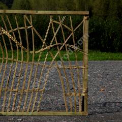 Panneau déco en osier désactivé autoclave