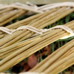 Panneau déco en osier désactivé autoclave