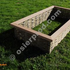 jardinière sur mesure en osier désactivé autoclave